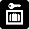 Baggage Lockers Symbol Clip Art